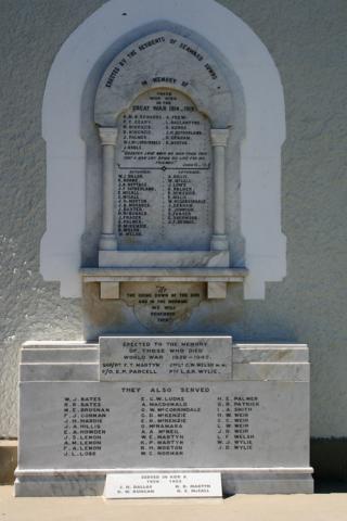 Detail from the memorial