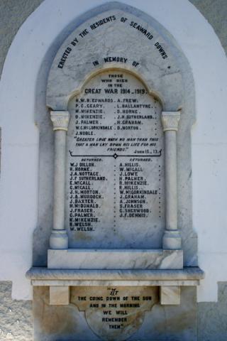Detail from the memorial