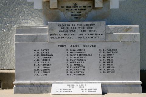 Detail from the memorial