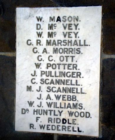 Memorial detail