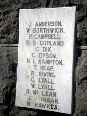 Memorial detail