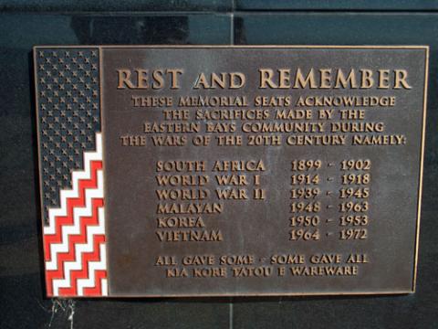 Detail from the memorial