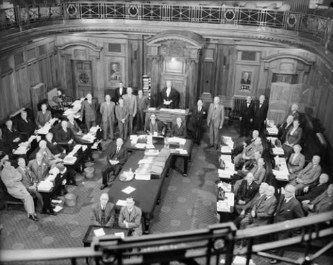 Last sitting in Legislative Council Chamber
