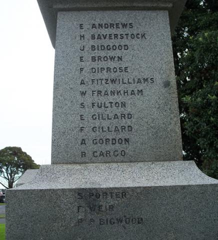 Otara memorial (detail)
