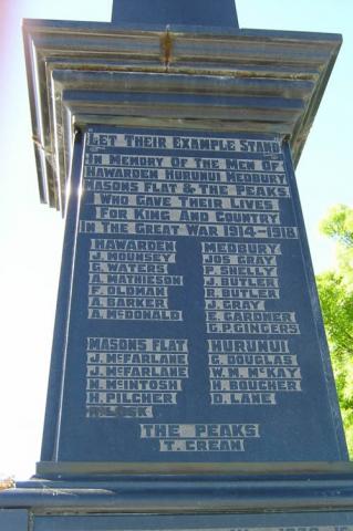 Hawarden war memorial