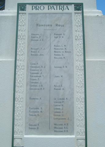 Waipawa memorial clock