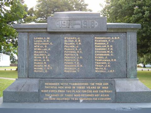 Woodville memorial