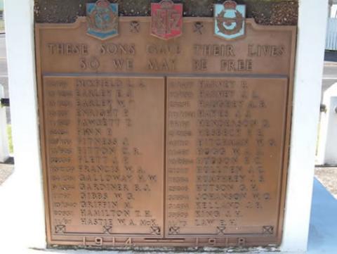 Taumarunui memorial