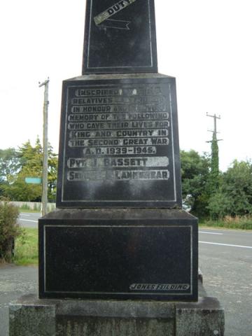 Colyton memorial detail