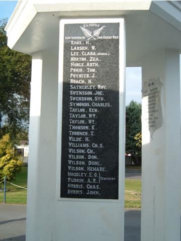 Otaki School memorial