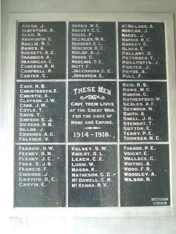 Eketahuna memorial