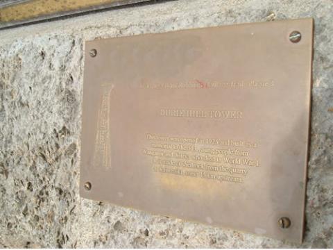 Durie Hill memorial (detail)