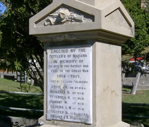 Makara church memorial
