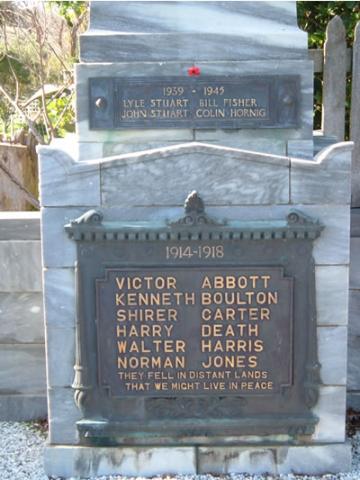Pauatahanui memorial