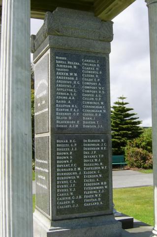 Hokitika memorial