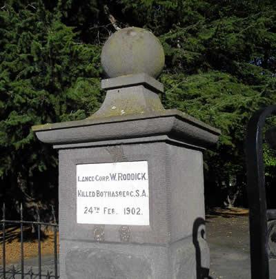 Memorial detail