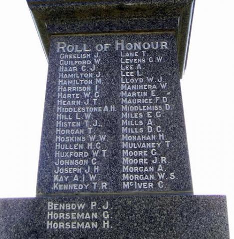 Memorial detail