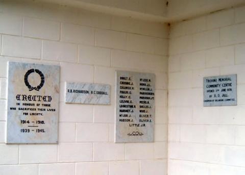 Tikokino memorial names