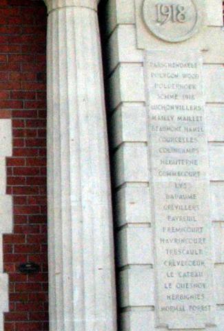 Memorial detail