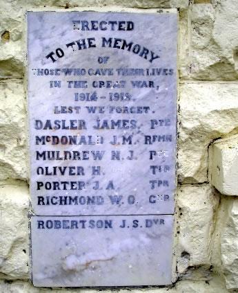 Memorial detail