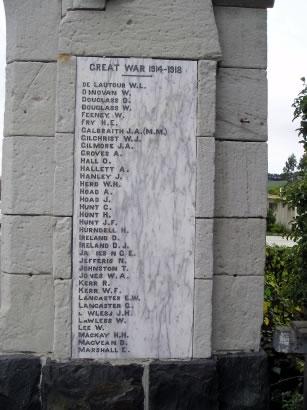Memorial detail