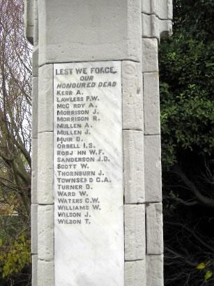 Memorial detail