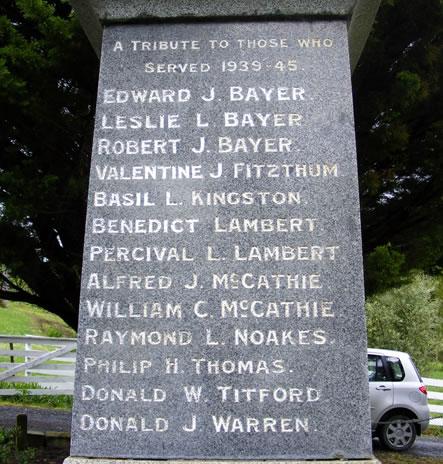 Detail from memorial