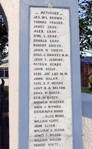 Detail from the memorial