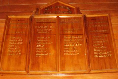 Detail from the memorial
