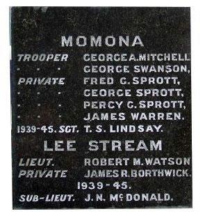 Detail of memorial