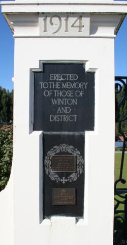 Winton memorial in 2008