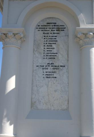 Detail from the memorial