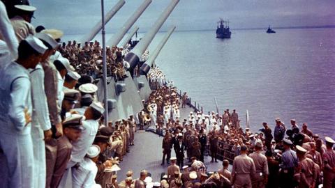 Sound clip: Japanese surrender, 1945