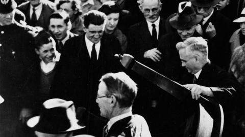 Hear Prime Minister Savage at the Centennial Exhibition