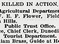 Rolls of honour in the Public Service Journal