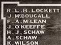 East Town Railway Workshop roll of honour board