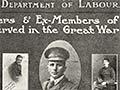 Labour Department Roll of Honour board