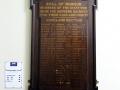 Auckland railways roll of honour board