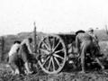 Artillery gun crew at Passchendaele, October 1917