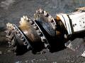 Roadheader machine in Pike River mine