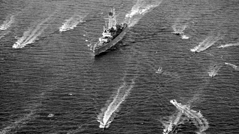 Sound clip: USS  Truxtun  anti-nuclear protest