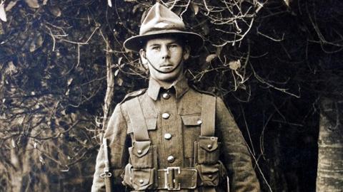 William Surgenor captured on Chunuk Bair