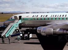 Air New Zealand DC-8 aircraft, 1960s