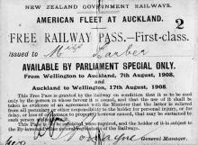 Parliament Special train pass
