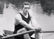 Dick Arnst on the Whanganui River