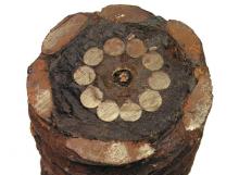 Cross-section of telegraph cable