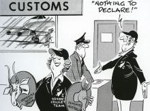 Cartoon about NZ women's cricket team