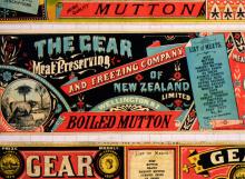 Gear Meat Preserving Freezing Company labels