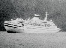 The Mikhail Lermontov sinking in the Marlborough Sounds