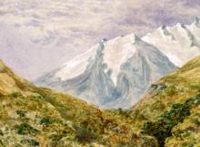 View of Haast Pass, 1866